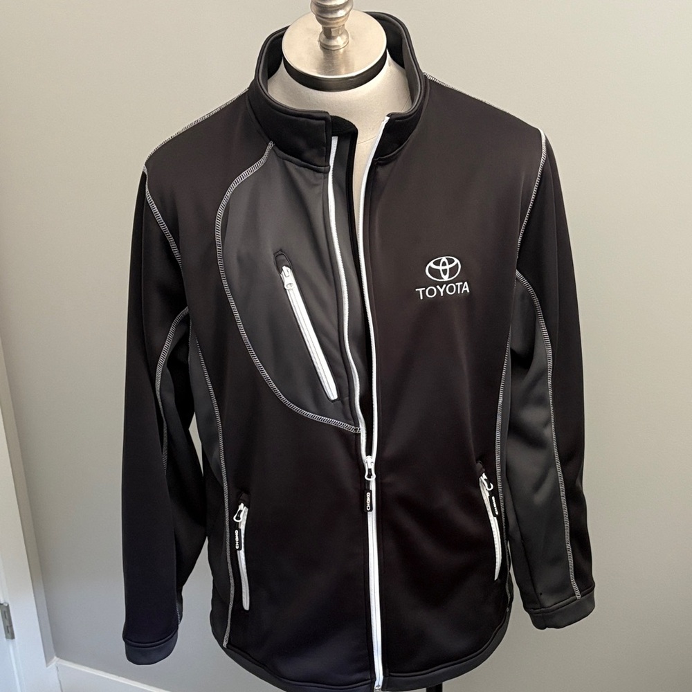 Toyota Men's Black Jersey Jacket